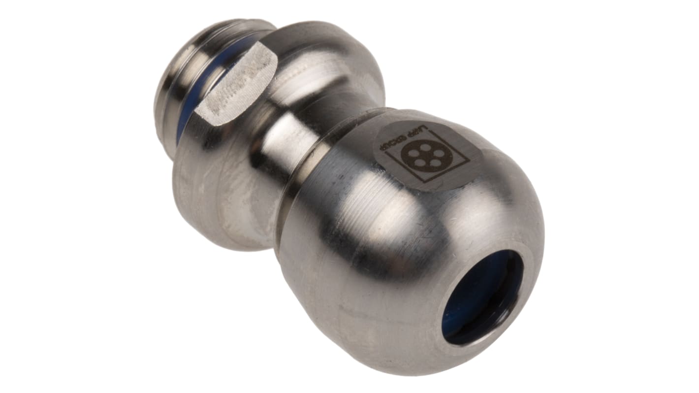 Lapp SKINTOP Series Metallic Stainless Steel Cable Gland, M12 Thread, 4mm Min, 7mm Max, IP68, IP69