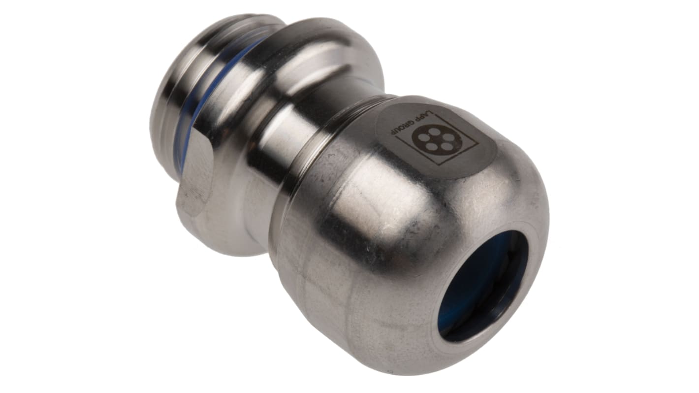 Lapp SKINTOP Series Metallic Stainless Steel Cable Gland, M16 Thread, 6mm Min, 10mm Max, IP68, IP69