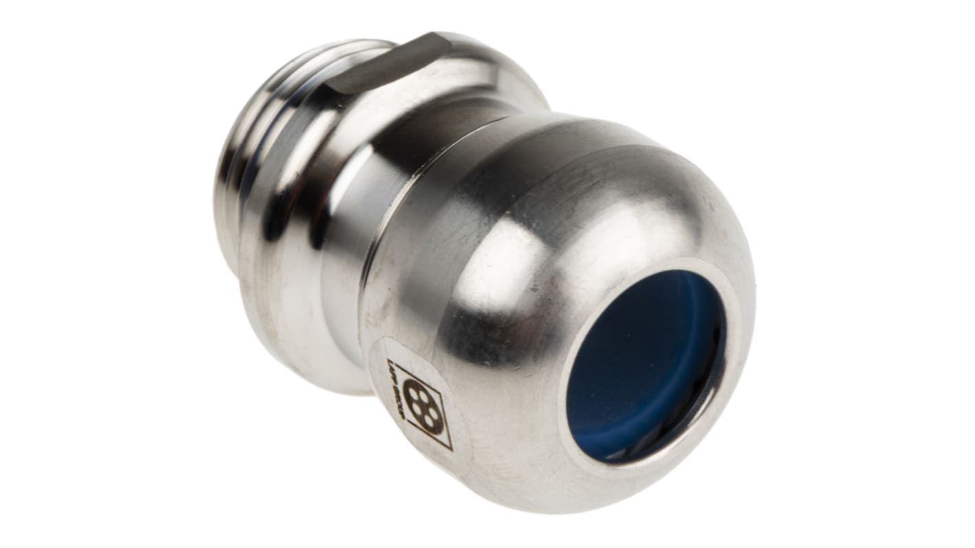 Lapp SKINTOP Series Metallic Stainless Steel Cable Gland, M20 Thread, 7mm Min, 13mm Max, IP68, IP69