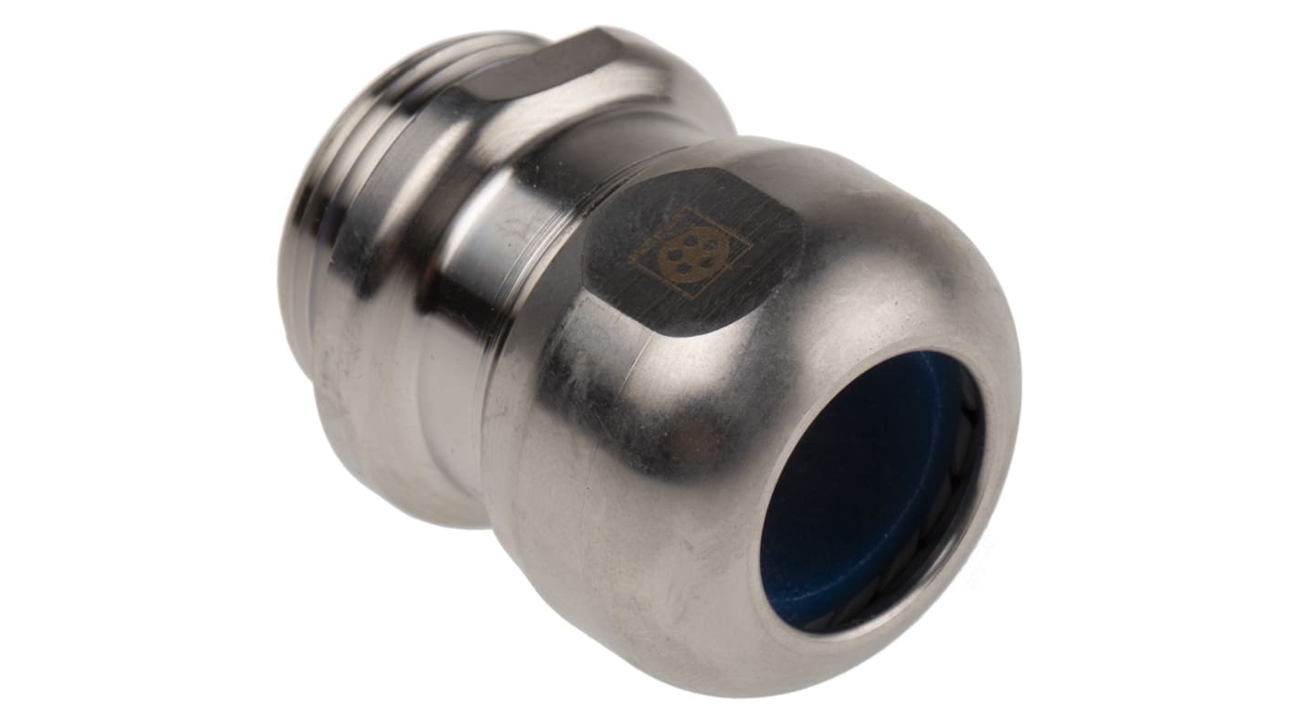 Lapp SKINTOP Series Metallic Stainless Steel Cable Gland, M25 Thread, 9mm Min, 17mm Max, IP68, IP69