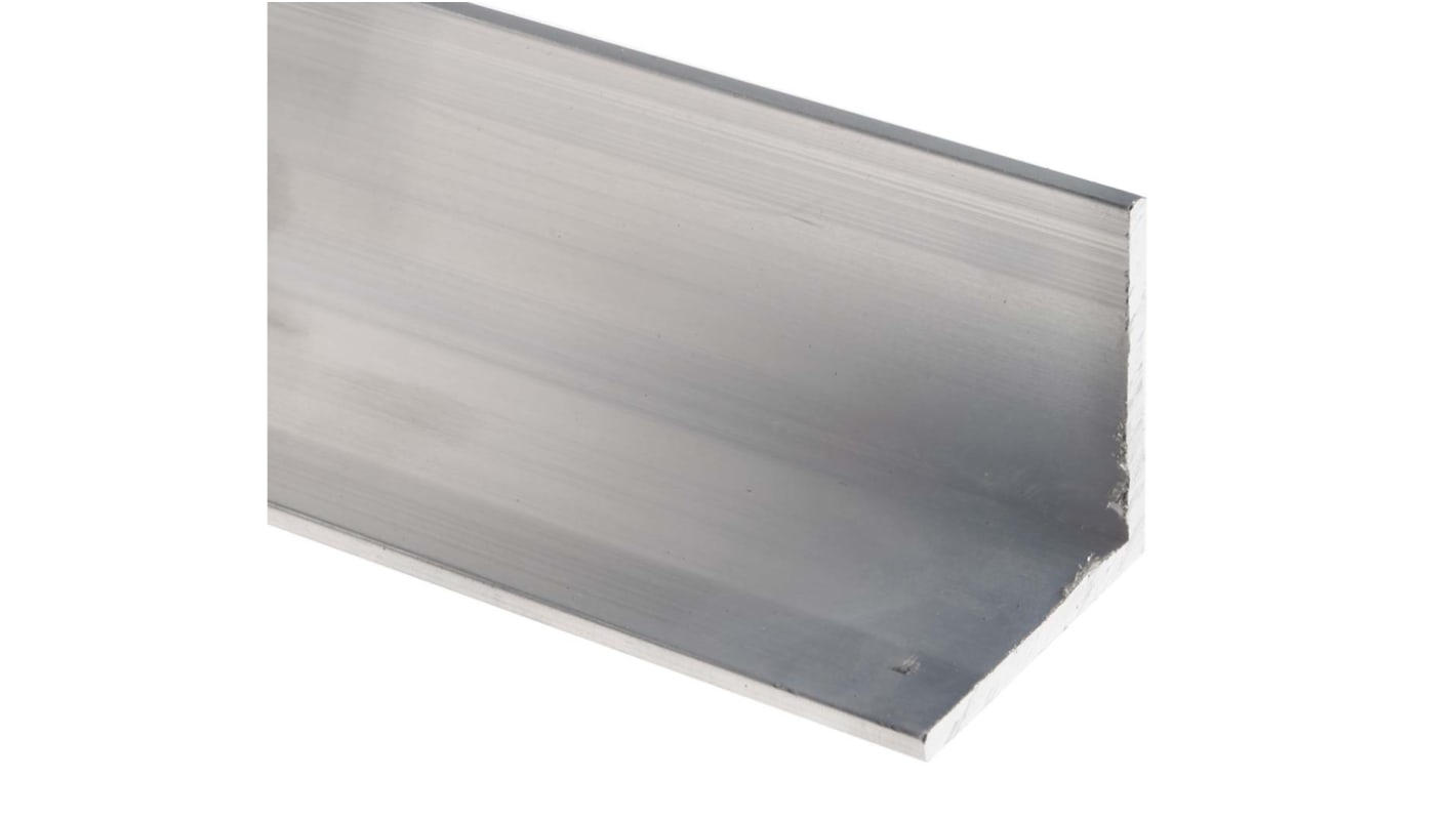 6082T6 Aluminium angle,50x50x5mmx1m, 5pk