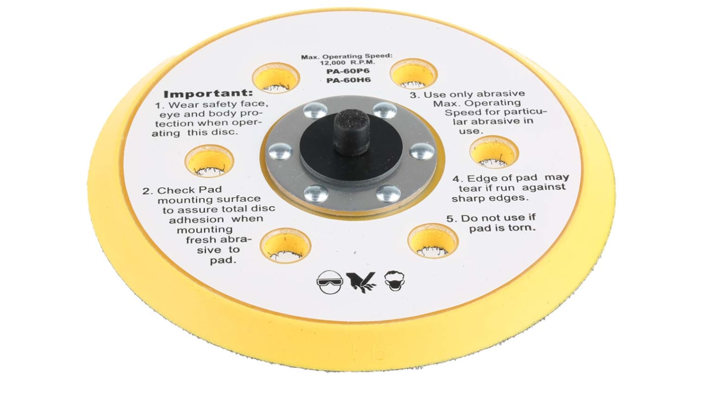 RS PRO Backing Pad, 150mm Diameter