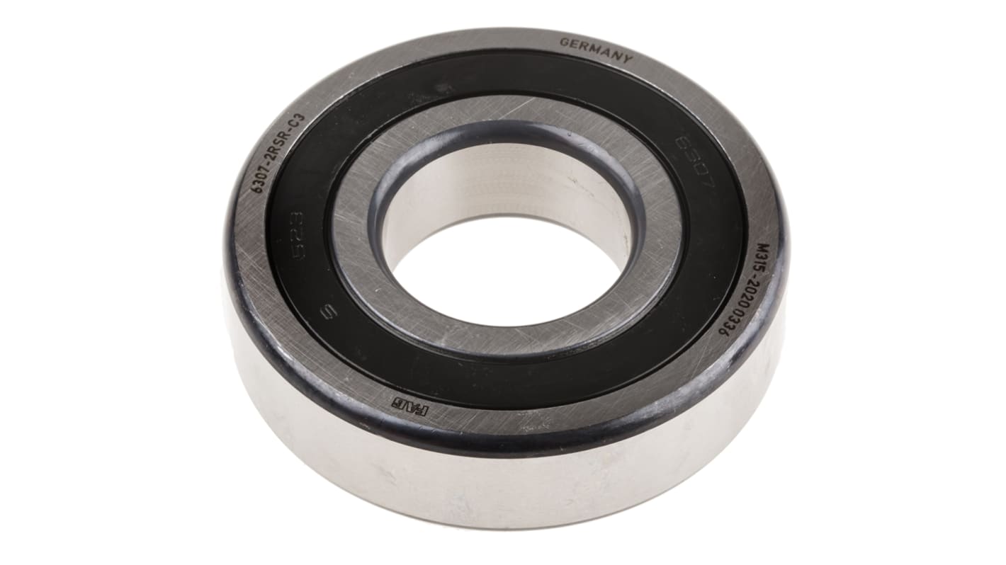 fag-6307-2rsr-c3-single-row-deep-groove-ball-bearing-both-sides-sealed