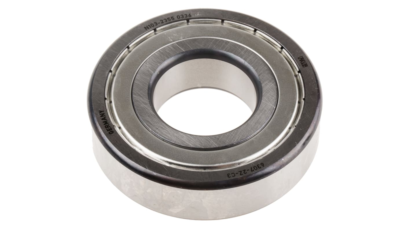 FAG 6307-2Z-C3 Single Row Deep Groove Ball Bearing- Both Sides Shielded 35mm I.D, 80mm O.D