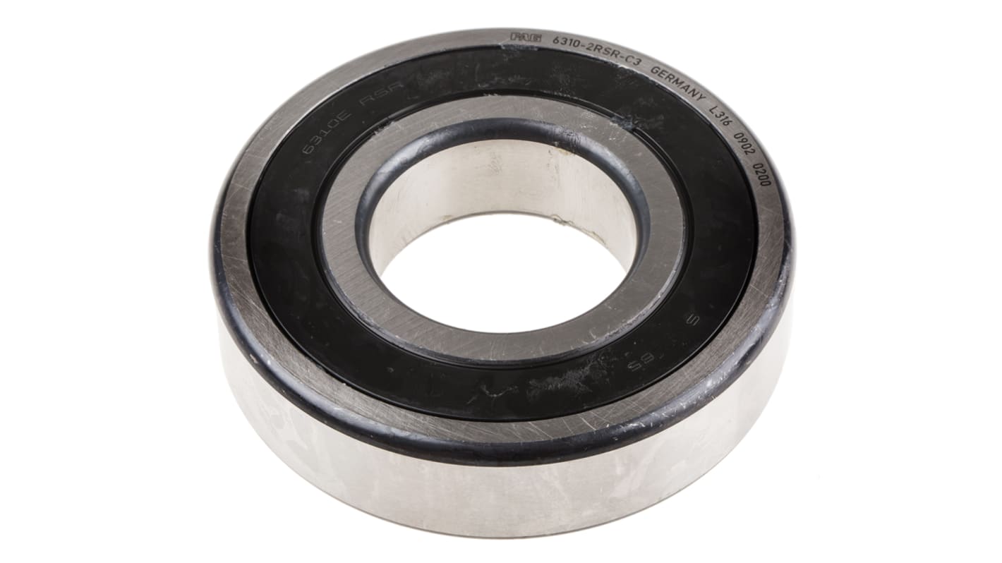 FAG 6310-C-2HRS-C3 Single Row Deep Groove Ball Bearing- Both Sides Sealed 50mm I.D, 110mm O.D