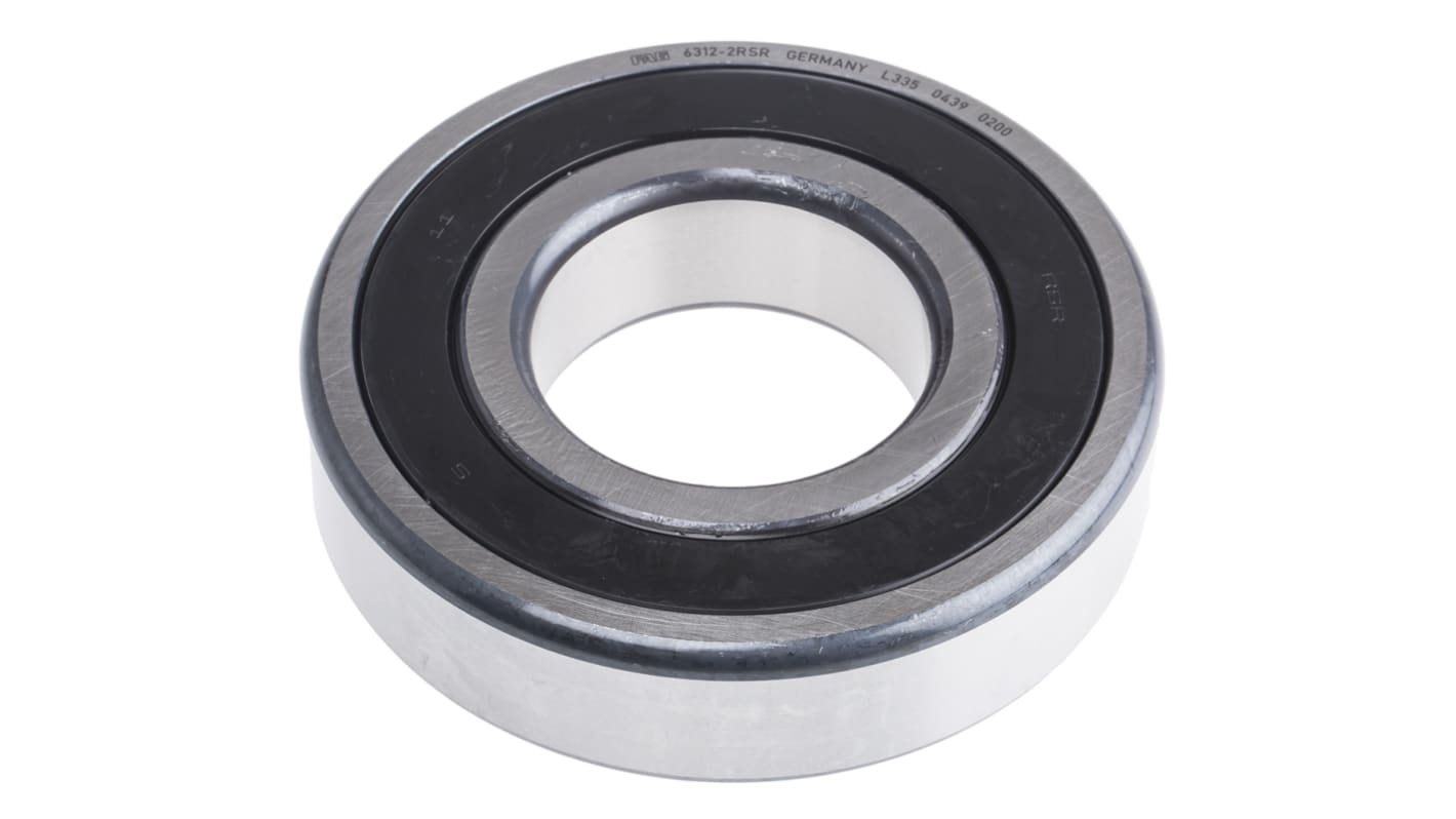 FAG 6312-C-2HRS Single Row Deep Groove Ball Bearing- Both Sides Sealed 60mm I.D, 130mm O.D