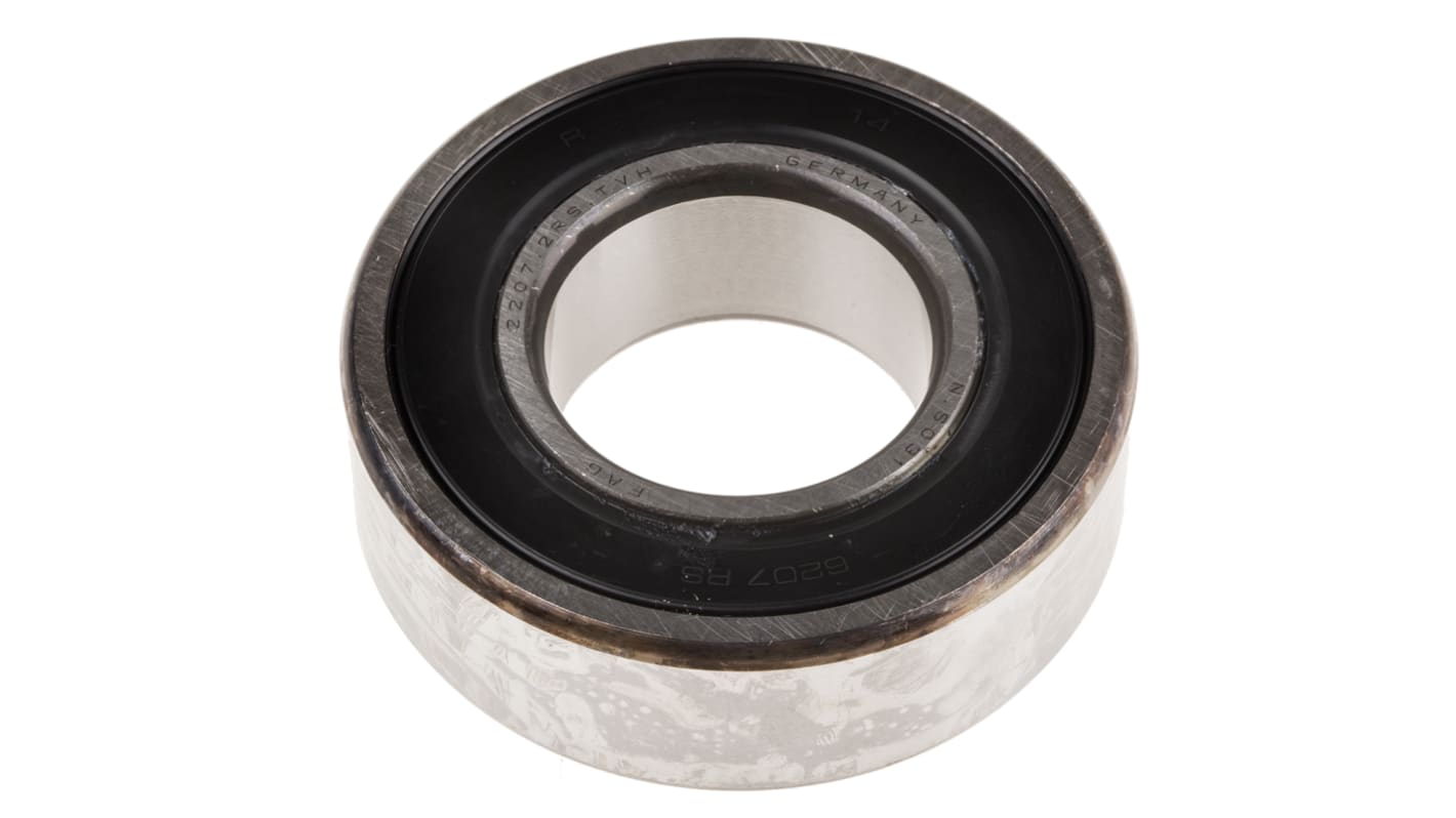 FAG 2207-2RS-TVH Self Aligning Ball Bearing- Both Sides Sealed 35mm I.D, 72mm O.D