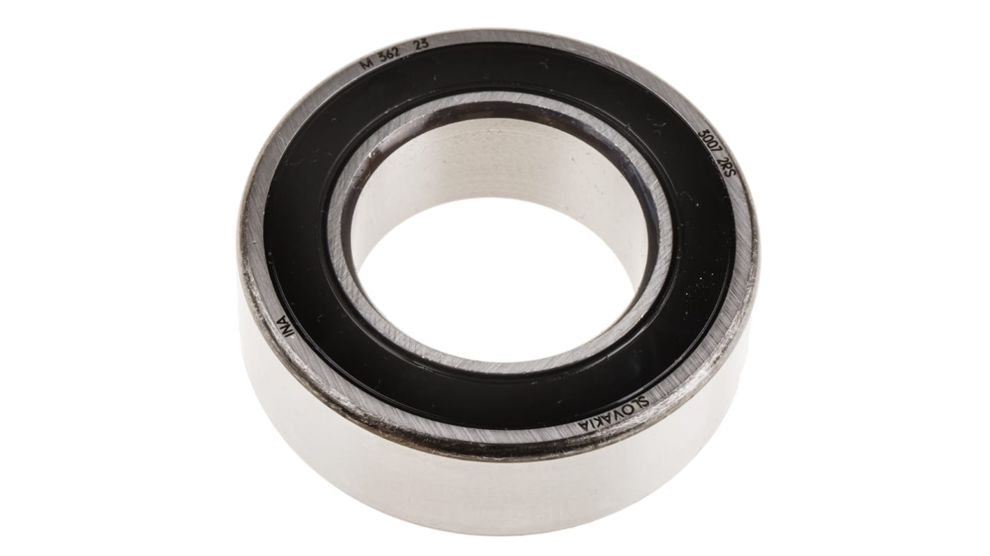 INA 30072RS Double Row Angular Contact Ball Bearing- Both Sides Sealed 35mm I.D, 62mm O.D