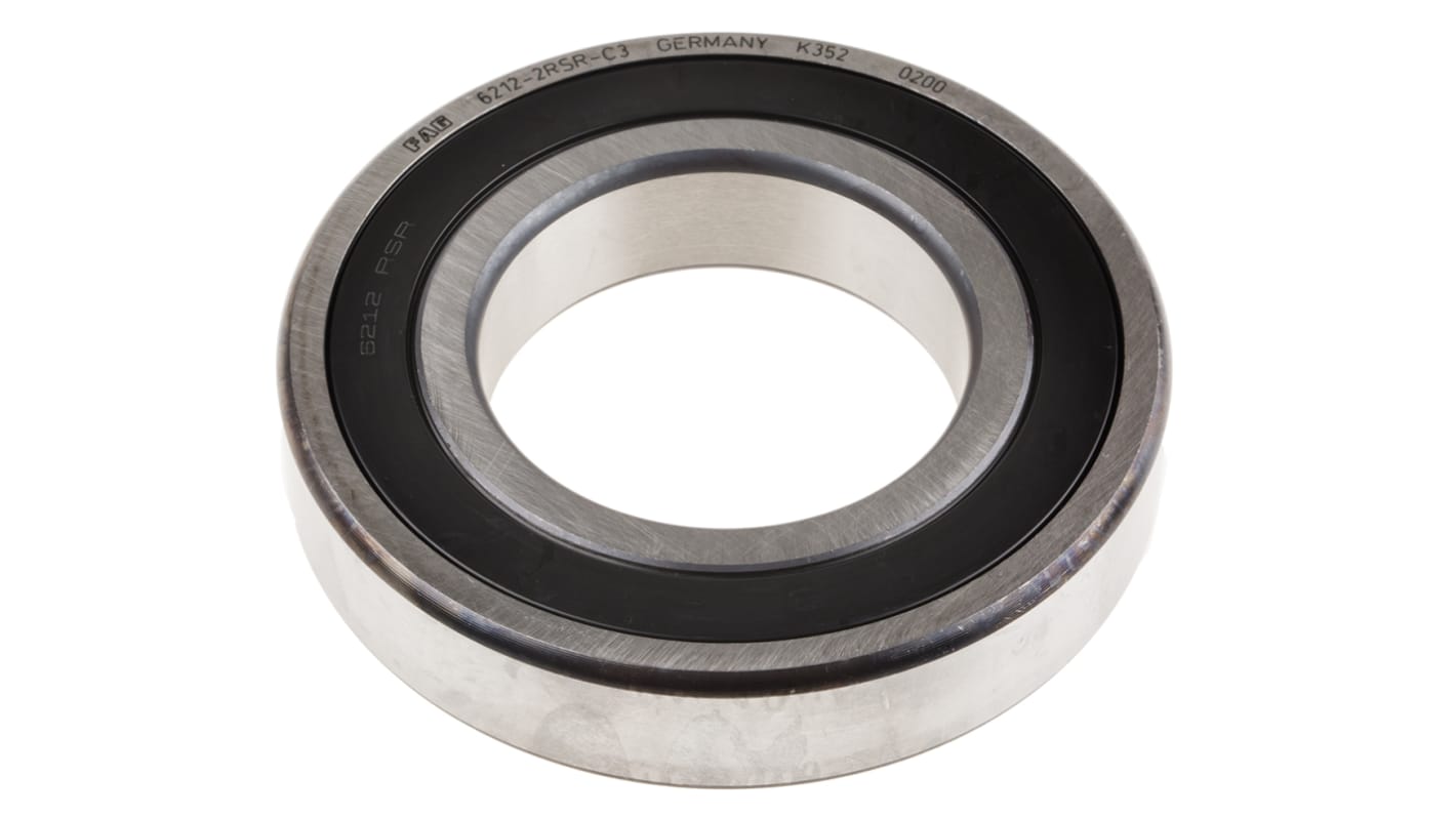 FAG 6212-2RSR-C3 Single Row Deep Groove Ball Bearing- Both Sides Sealed 60mm I.D, 110mm O.D