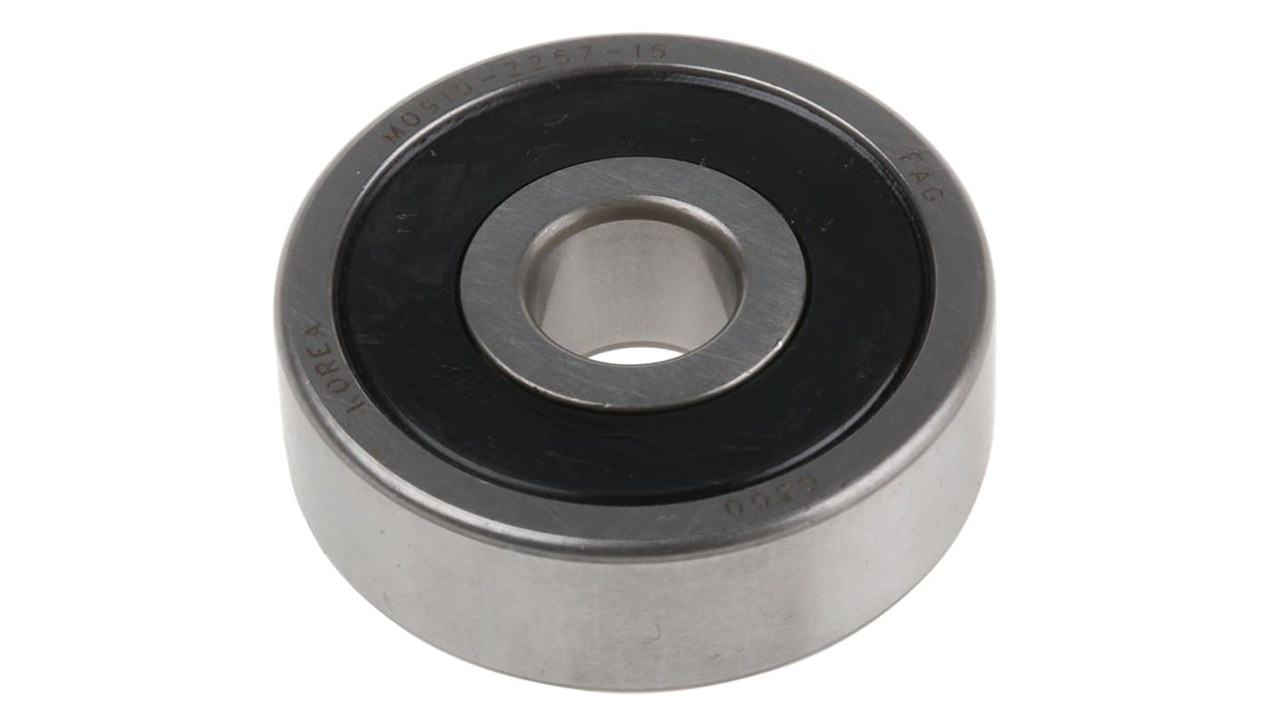 FAG 6300-H-2RSR Single Row Deep Groove Ball Bearing- Lip Seals On Both Sides 10mm I.D, 35mm O.D