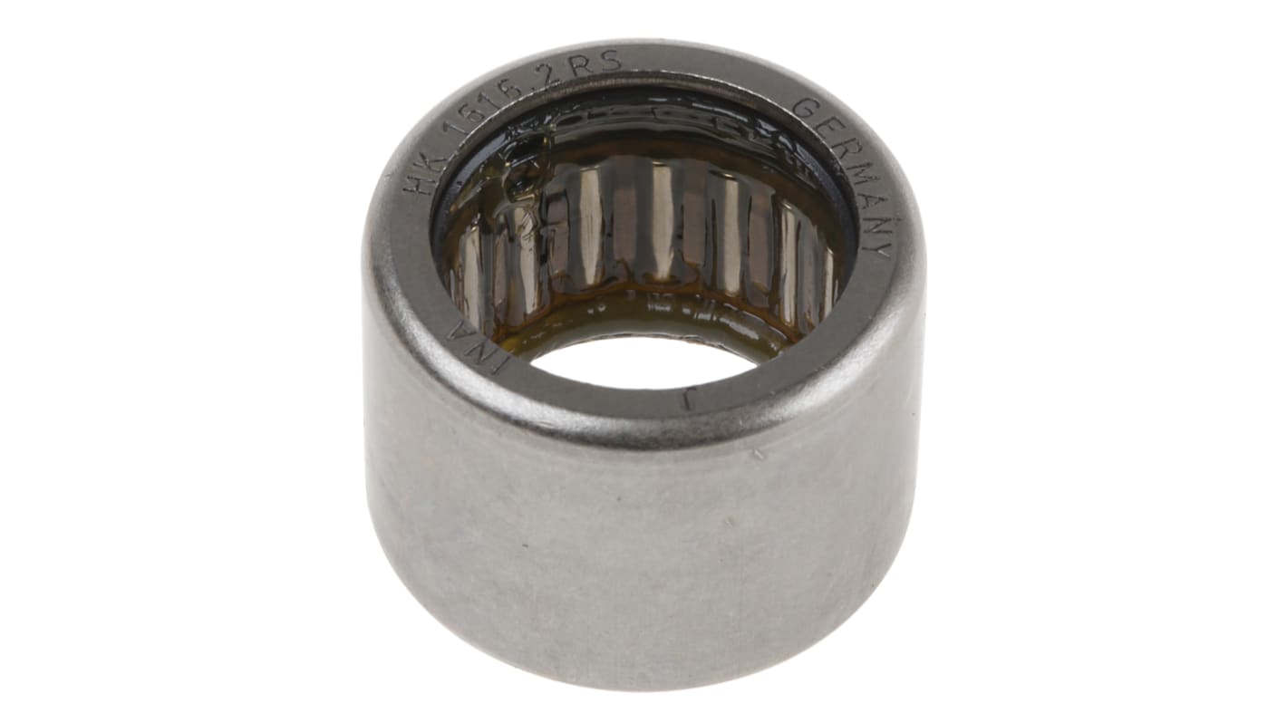 INA HK1616-2RS-L271 16mm I.D Drawn Cup Needle Roller Bearing, 22mm O.D