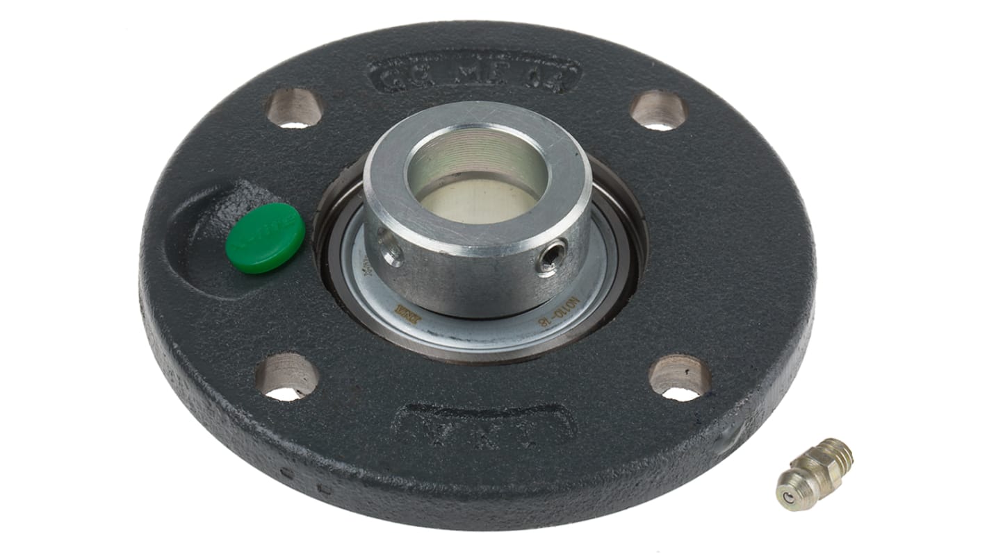 4 Hole Flange Bearing Unit, PME20-XL-N, 20mm ID