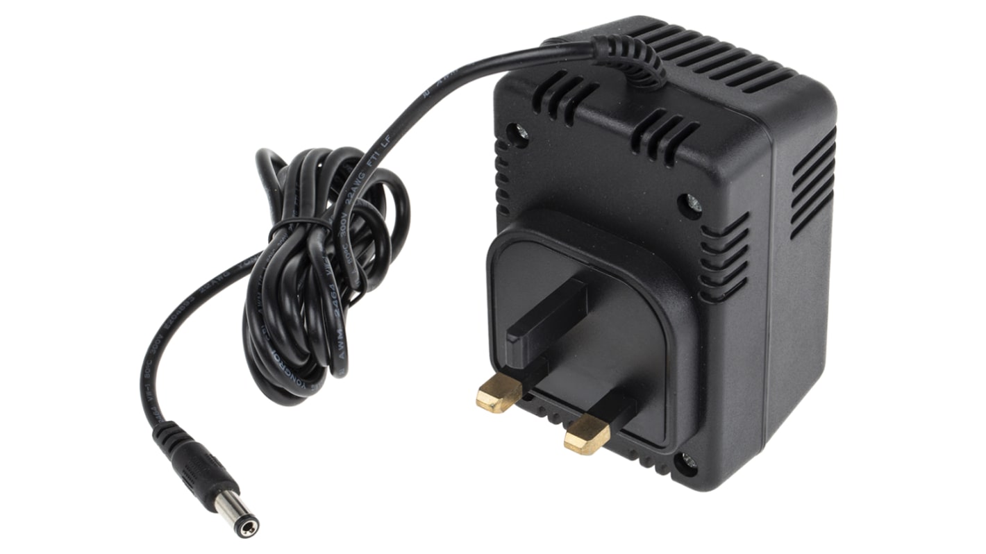 RS PRO AC-Adapter AC/AC-Adapter 20W, 230V ac, 12V ac / 1.6A, UK-Netzstecker