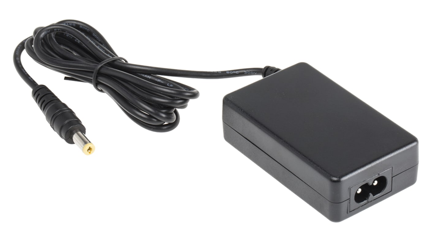 RS PRO 12.5W Plug-In AC/DC Adapter 5V dc Output, 2.5A Output