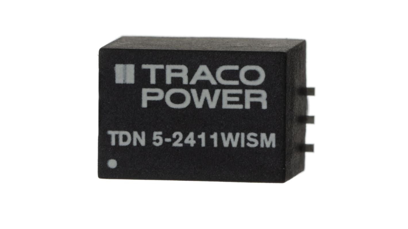 Convertisseur DC-DC TRACOPOWER, TDN 5WISM, Montage en surface, 5W, 1 sortie, 5V c.c., 1A