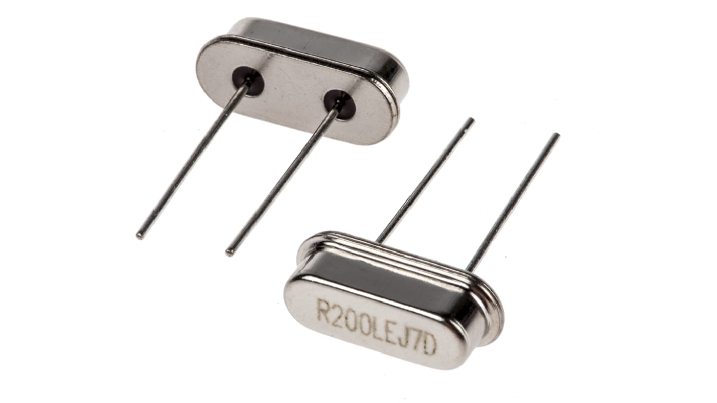 RS PRO 20MHz Crystal ±30ppm 2-Pin 11.35 x 5 x 3.5mm