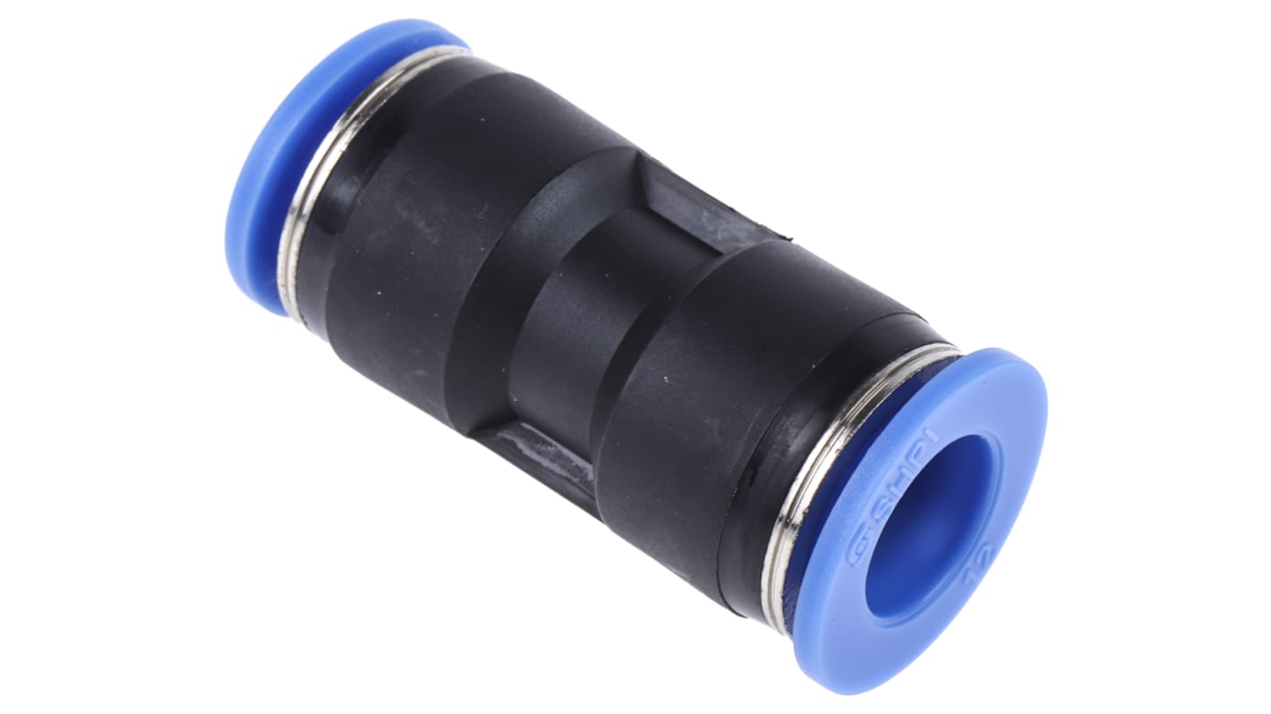 Złączka pneumatyczna Wciskane 12 mm Wciskane 12 mm RS PRO Adapter prosty do rur