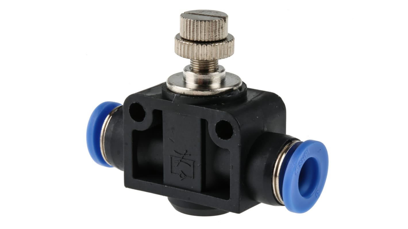 RS PRO Tube Speed Controller, Push In 8mm Tube Inlet Port x 8mm Tube ...