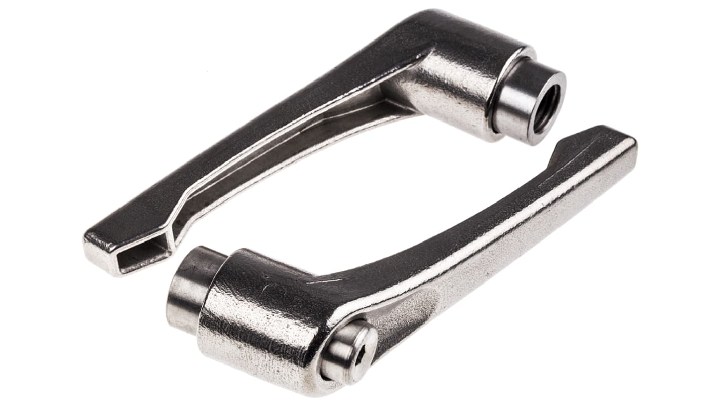 RS PRO Stainless Steel Clamping Lever, M16