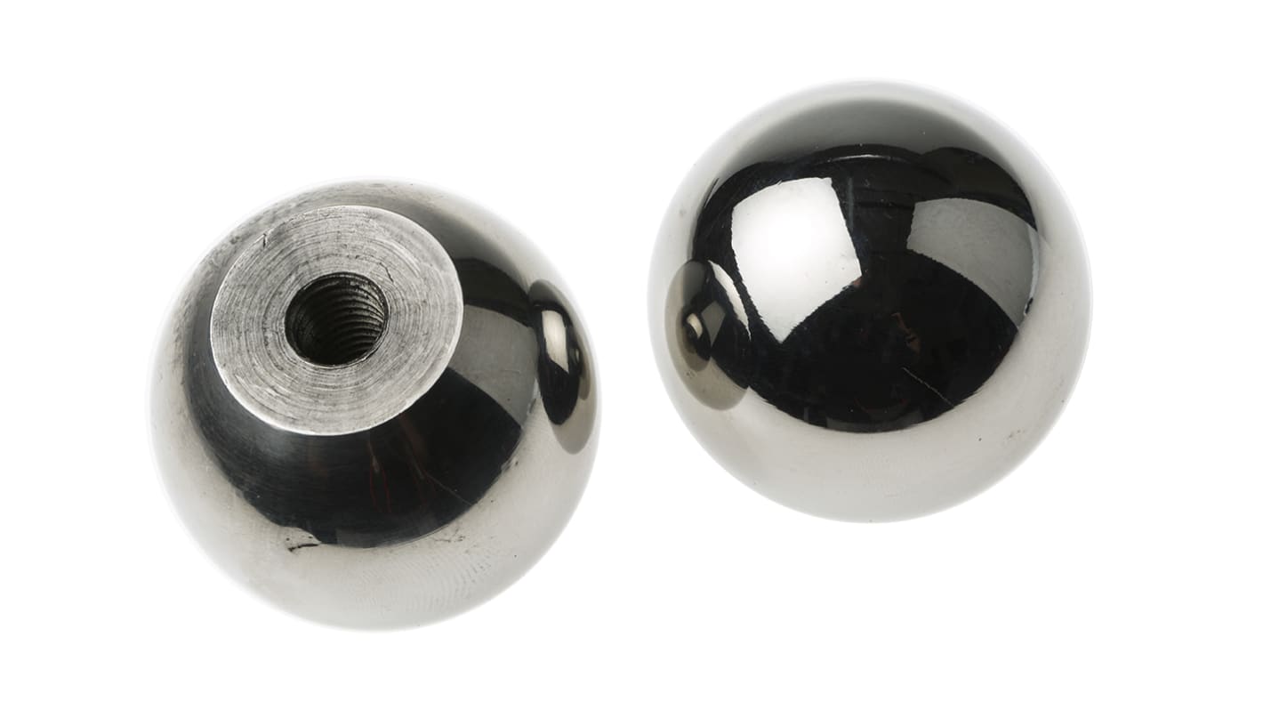 RS PRO Ball Knob, Press Fit