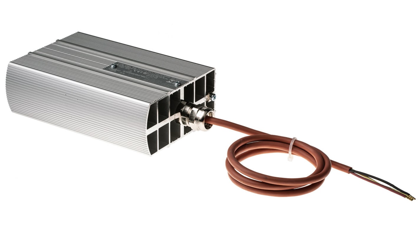 STEGO Enclosure Heater, 230V ac, 50W Output, 50W Input, +100°C, 180mm x 60mm x 120mm