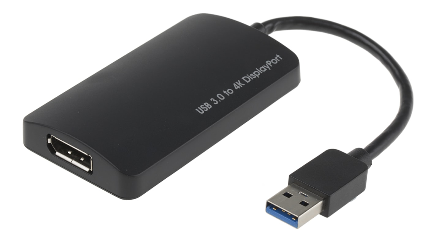 RS PRO Adapter, USB A til DisplayPort, USB 3.0