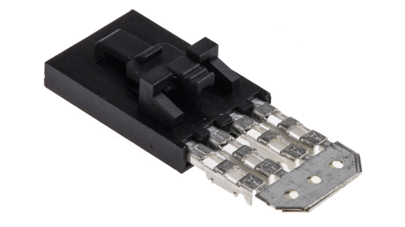 Connettore IDC Molex Femmina, 4 vie, passo 2.54mm, Montaggio su cavo