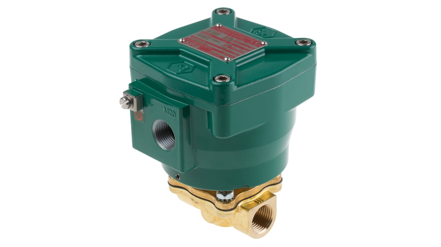 EMERSON ASCO Solenoid Valve NFETE210C094/115AC, 2 port(s) , NC, 115 V