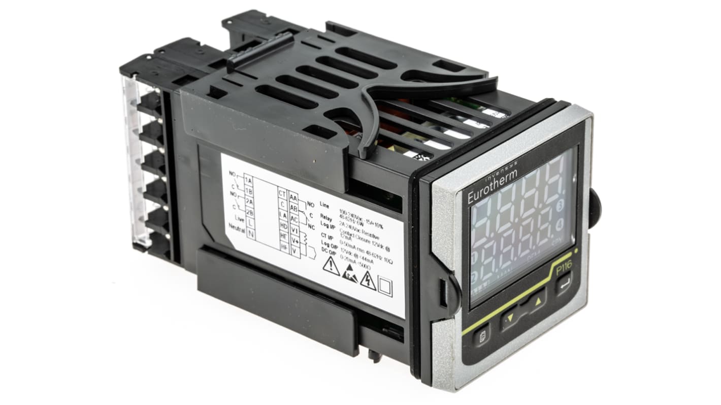 Controlador de temperatura PID Eurotherm serie Piccolo P116, 48 x 48mm, 24 V ac/dc, 85 → 264 V ac, 1