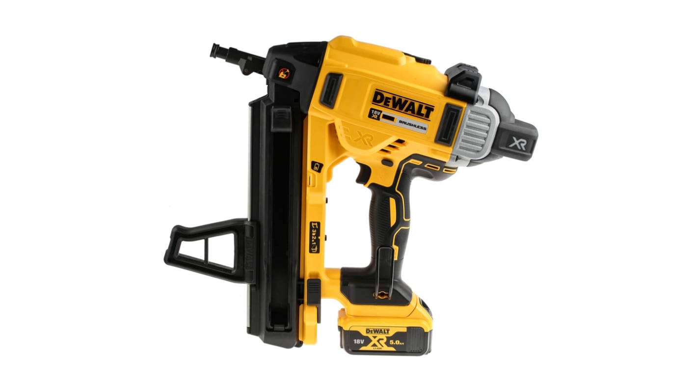 18V XR B/less Concrete Nailer + 2x5Ah