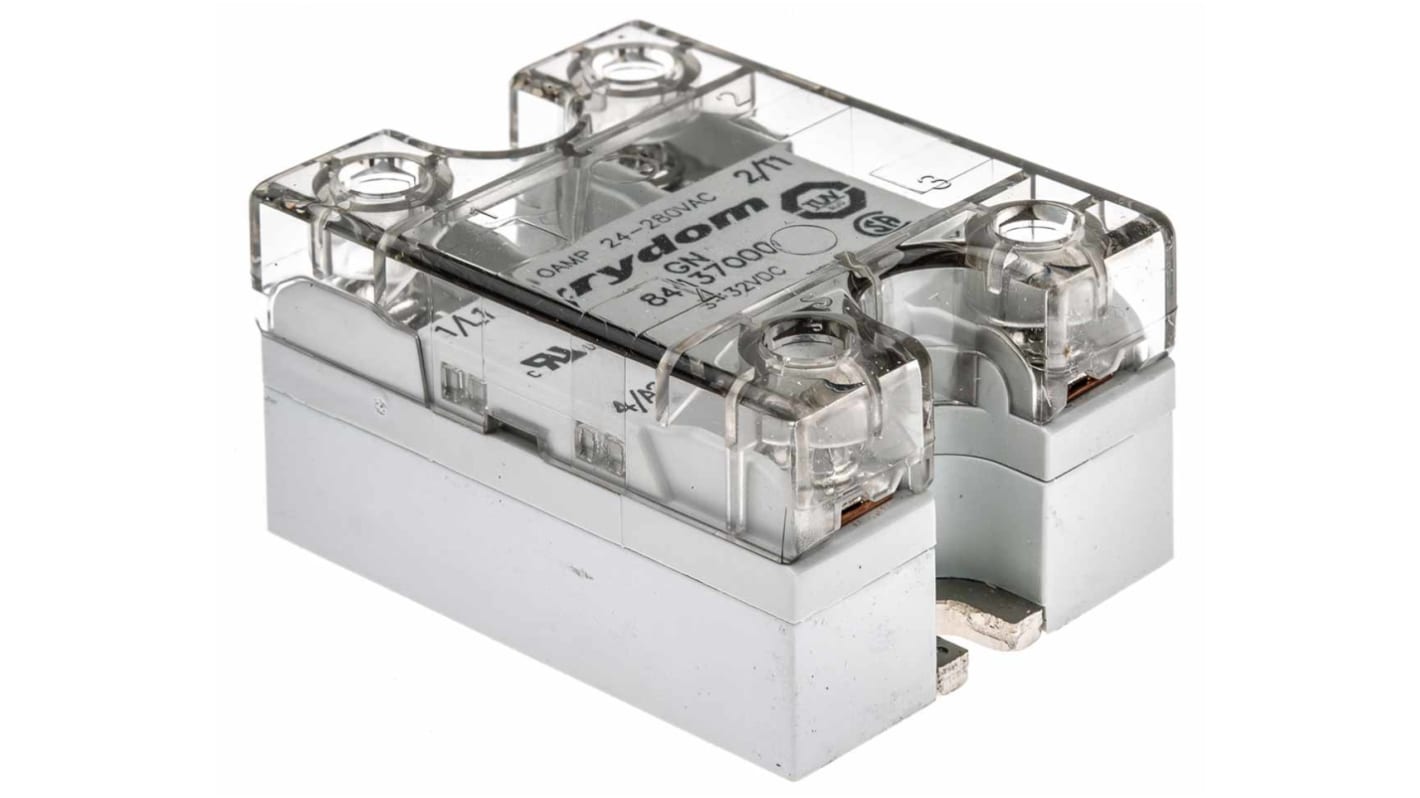 Sensata Crydom 8413 Series Solid State Relay, 10 A rms Load, Panel Mount, 280 V ac Load, 32 V dc Control