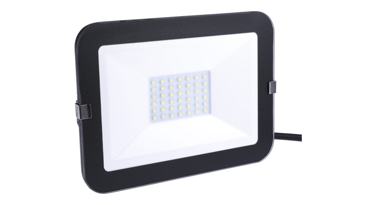 RS PRO Floodlight, 30 W, 2400 lm, IP65, 220 → 240 V ac