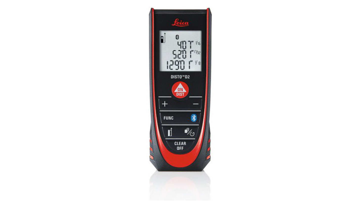 Télémètre laser Leica D2BT d'une portée de 100m ±1,5 mm Impérial, Métrique