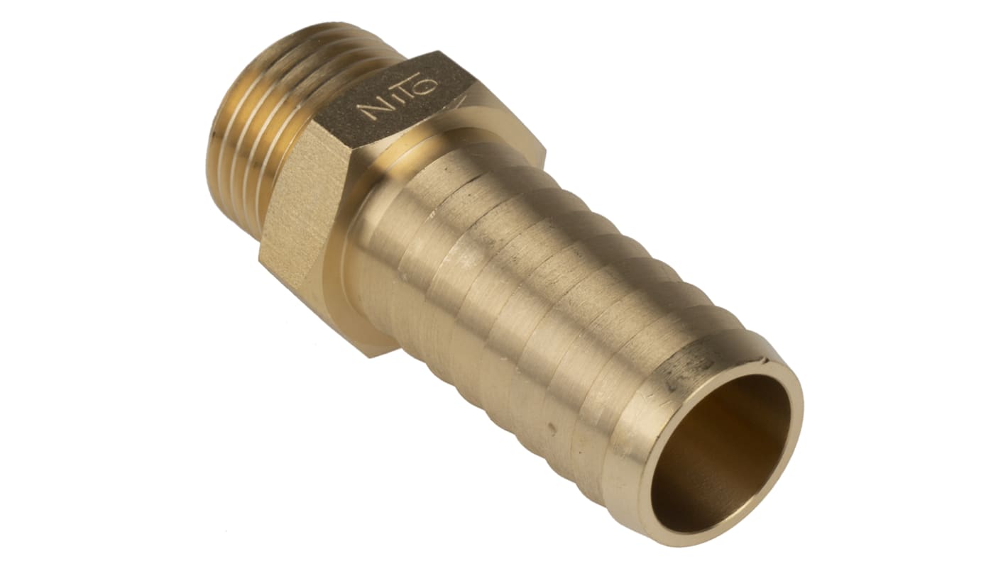 RS PRO Hose Connector, BSP 1/4in 3/8in ID