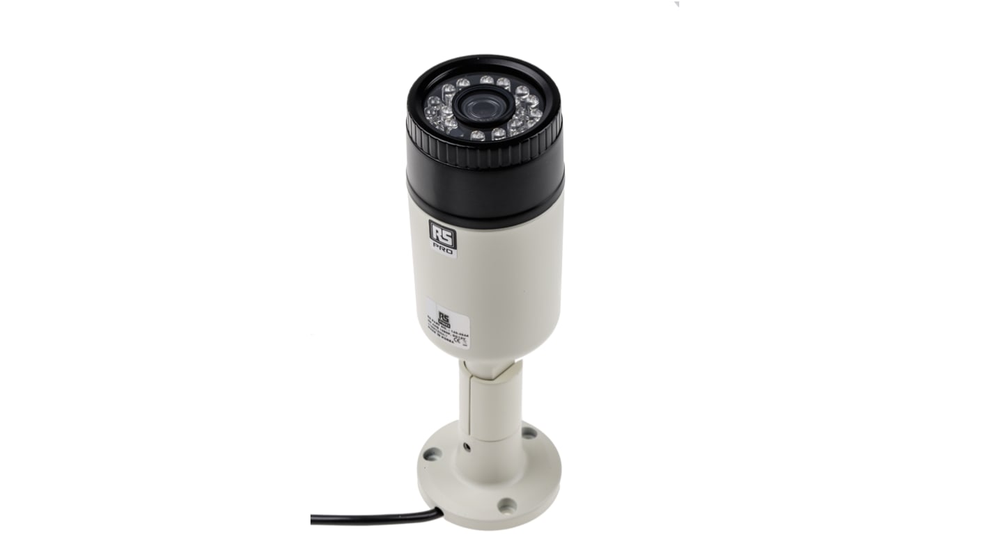RS PRO Analog CCTV-Kamera, Innen-/Außenbereich, 1312 x 1069pixels, ø 52mm x 80 mm