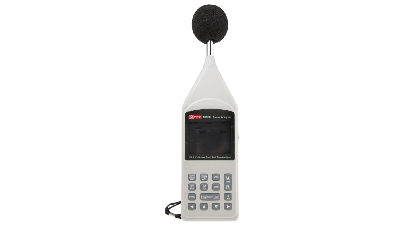 RS PRO Sound Level Meter, 10kHz max