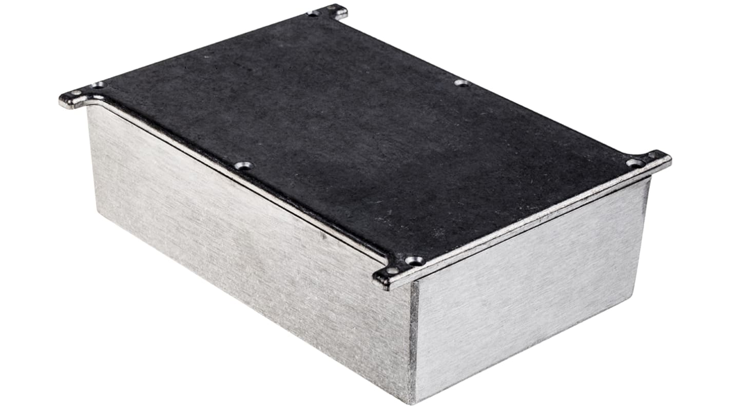 Caja RS PRO de Aluminio Presofundido Plateado, 187 x 118 x 56.5mm