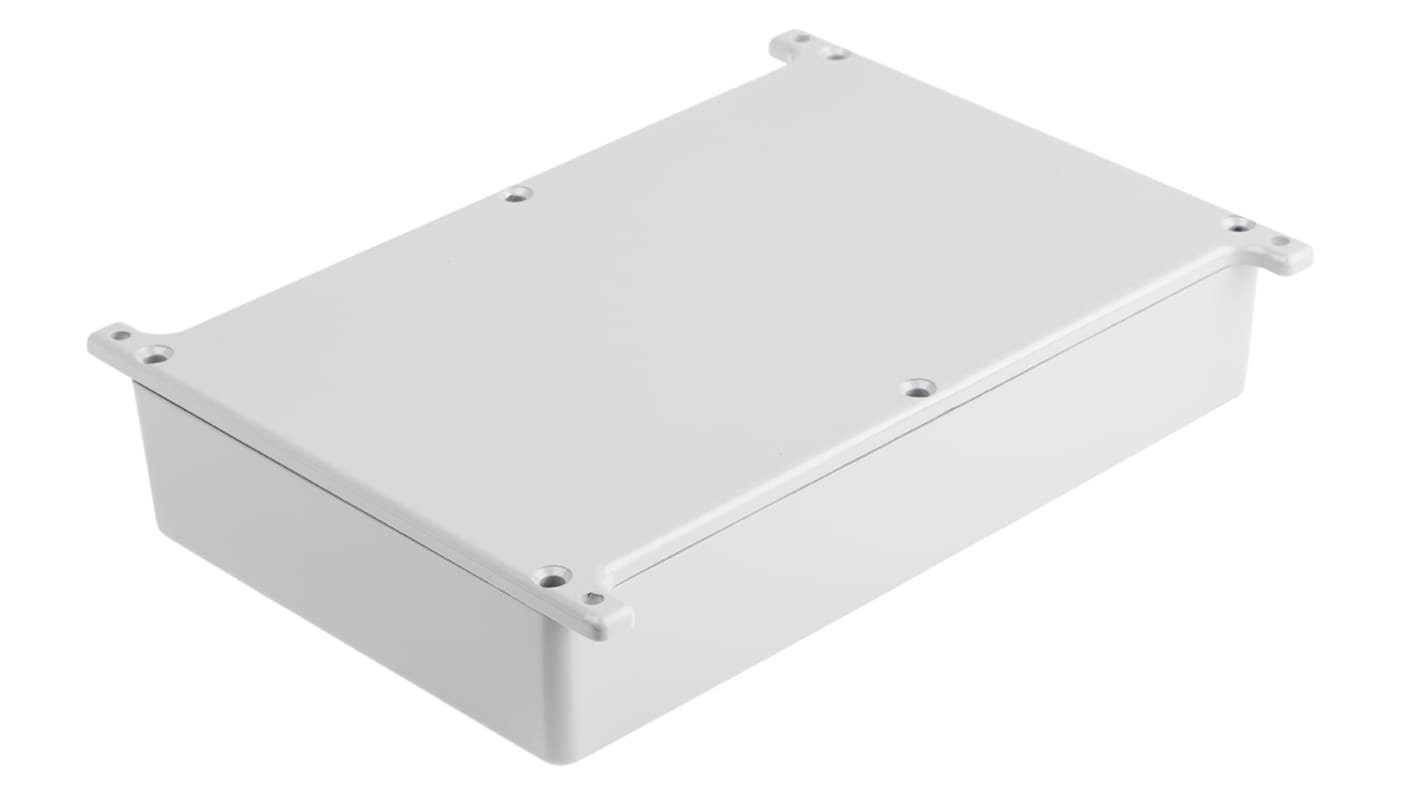 Caja RS PRO de Aluminio Presofundido Gris, 187 x 118 x 38mm