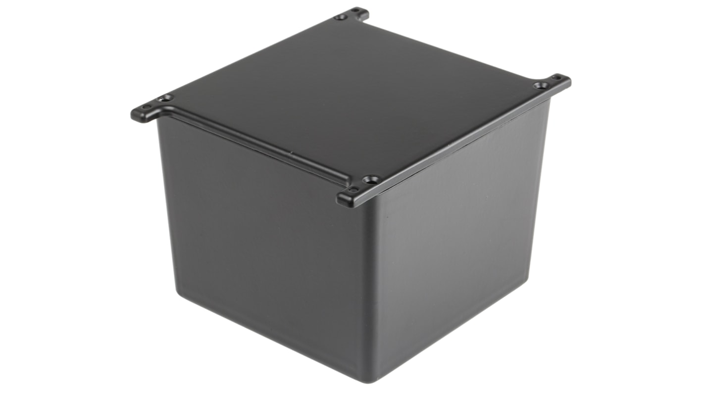 Caja RS PRO de Aluminio Presofundido Negro, 120.5 x 120.5 x 95.2mm