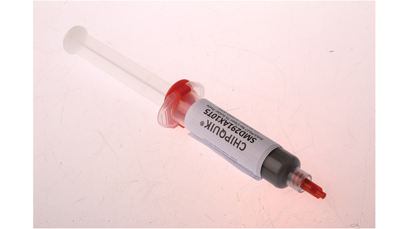 SMD291AX10T5 CHIPQUIK SMD291AX Solder Paste, 35g Syringe RS