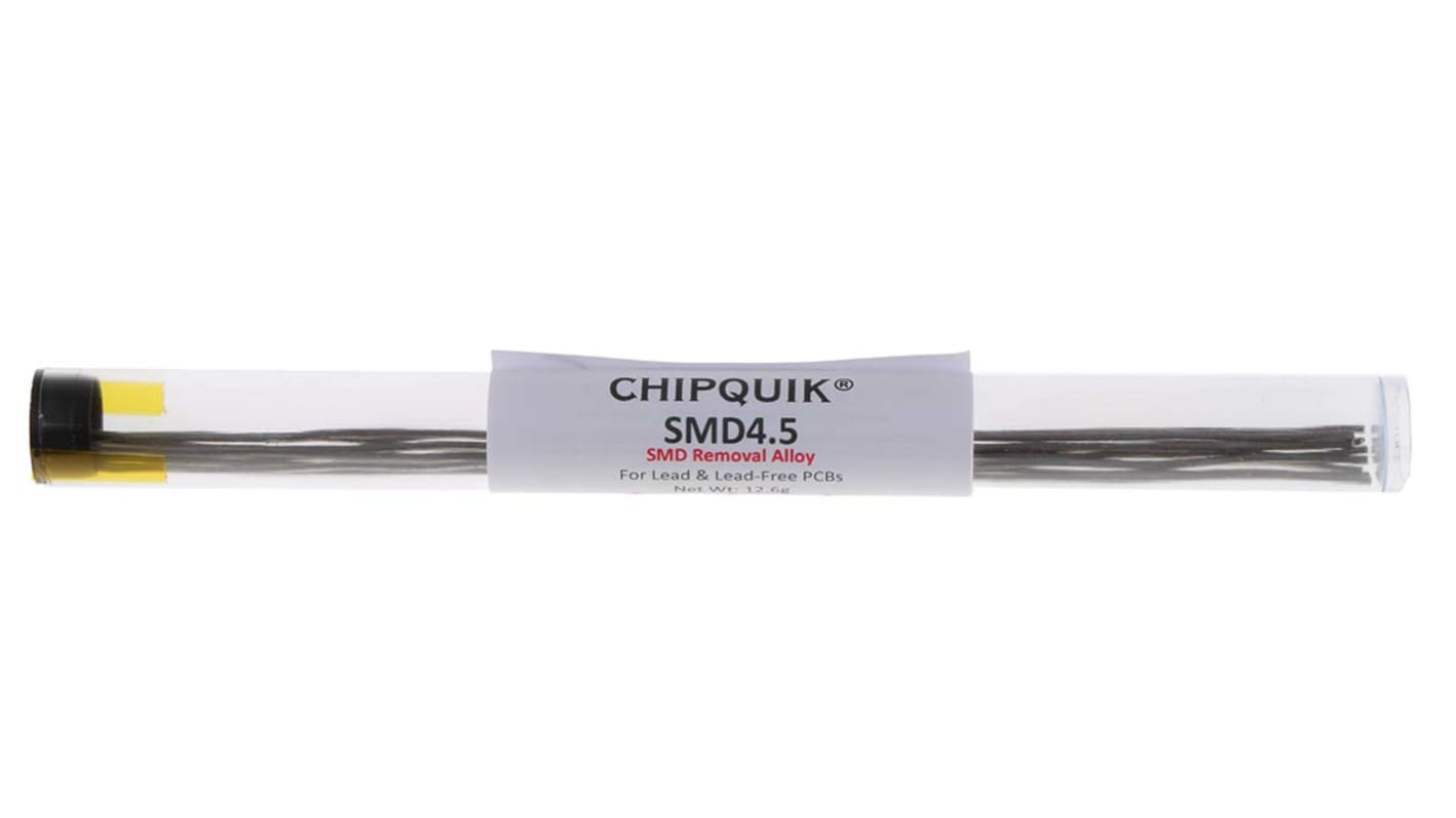 Malla de desoldadura CHIPQUIK SMD4.5, 8mm x 1.4m, sin limpieza