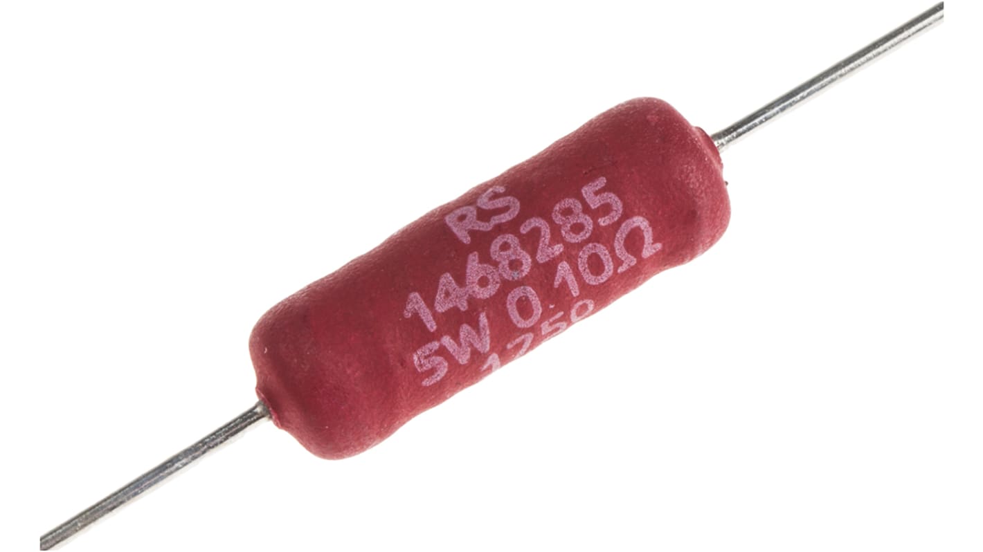 RS PRO 100mΩ Wire Wound Resistor 5W ±5%