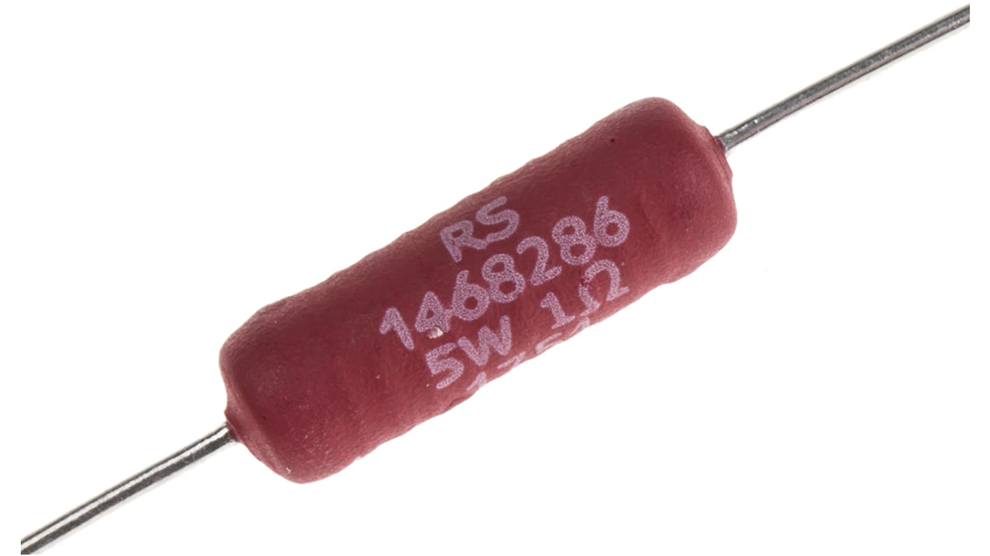 RS PRO 1Ω Wire Wound Resistor 5W ±5%