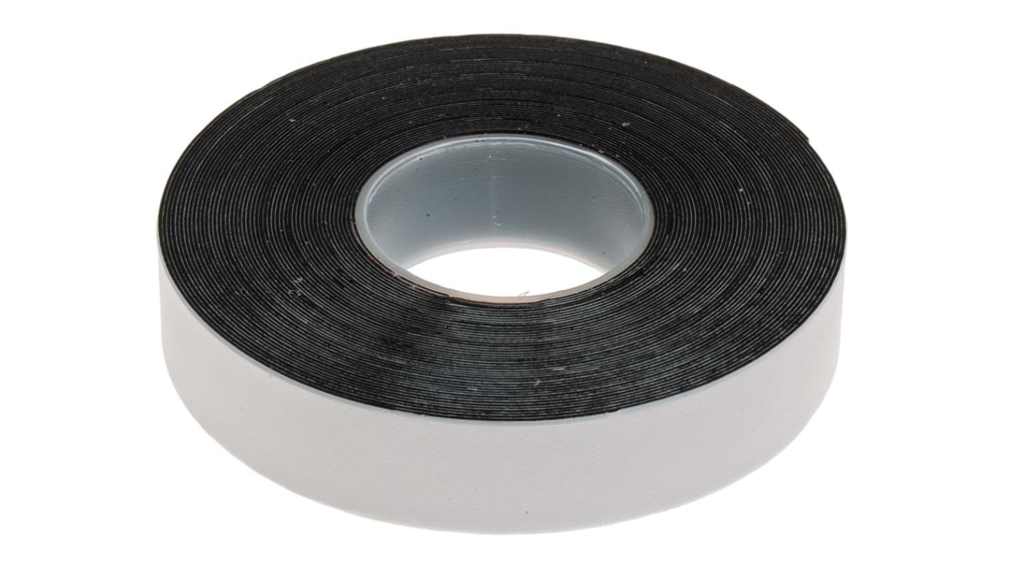 RS PRO, Selvvulkaniserende tape, 10m, Bredde: 19mm, Sort Farve