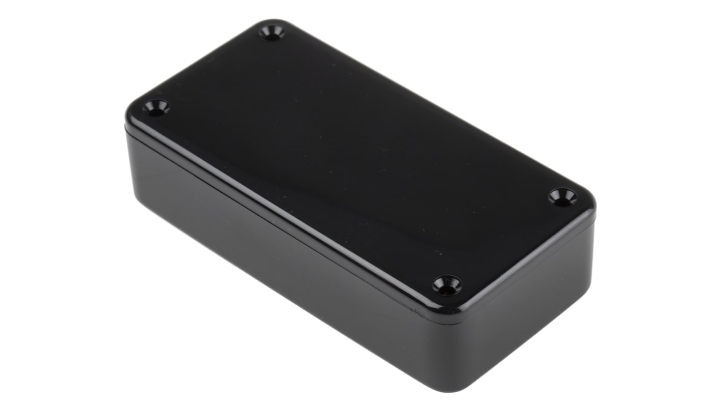 Caja RS PRO de ABS Negro, 100 x 50 x 25mm