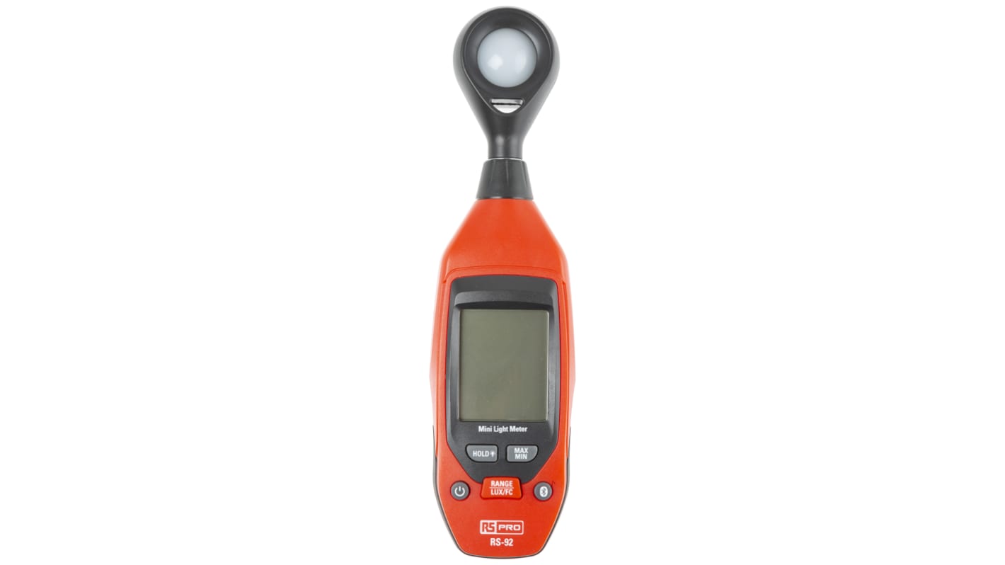 RS PRO RS-92 Light Meter, 0lx to 40000lx, ±5 %