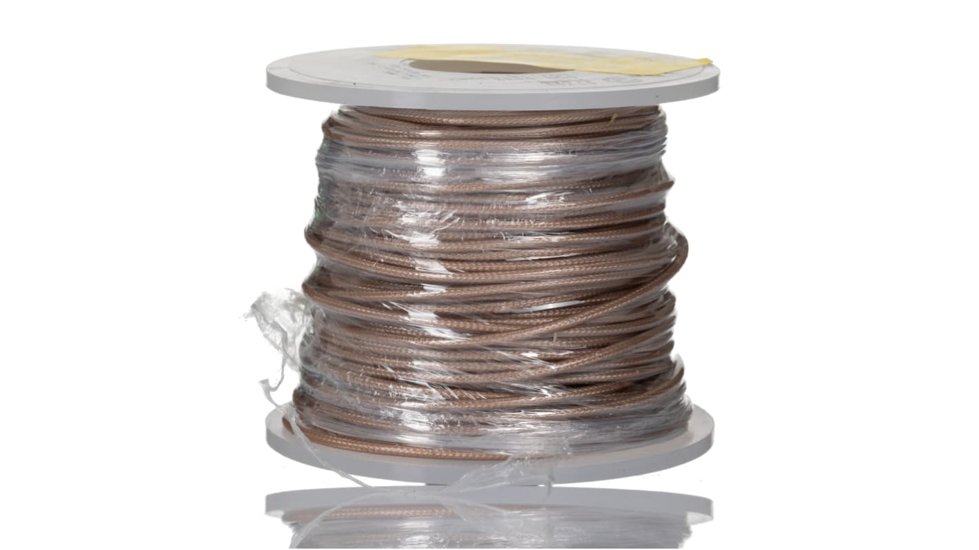 Cable coaxial RG178B/U Alpha Wire, 50 Ω, long. 30m, funda de EFF Transparente