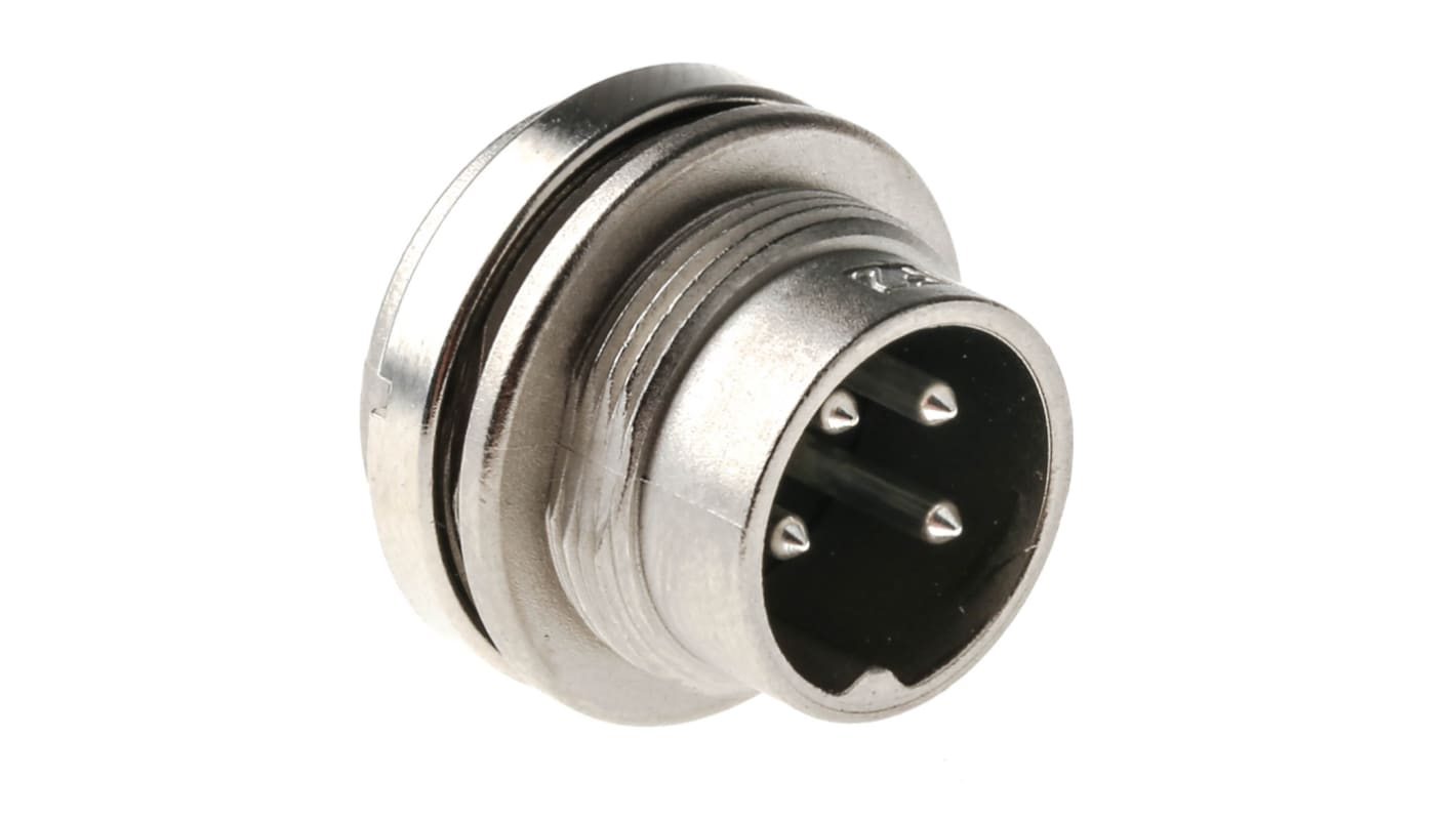 C09131W0041002 Amphenol C 091 D Series, 4 Pole Din Plug Plug, 5A