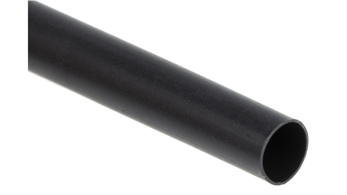 TE Connectivity Adhesive Lined Heat Shrink Tubing, Black 6mm Sleeve Dia. x 1.2m Length 3:1 Ratio, CGAT Series