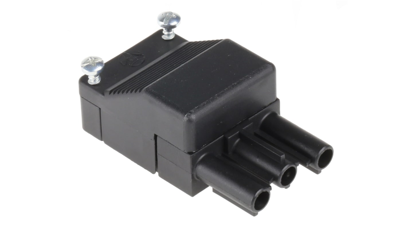 Wieland ST18 Series Connector, 3-Pole, Male, Cable Mount, 16A, IP20